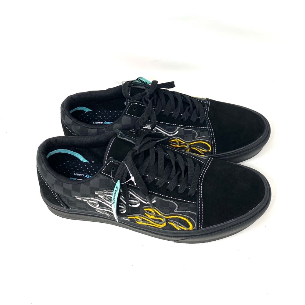 💖MEGA SALE💖VANS Old Skool Comfycush Black Women Suede Canvas VN0A5DYC8VV - Picture 3 of 12